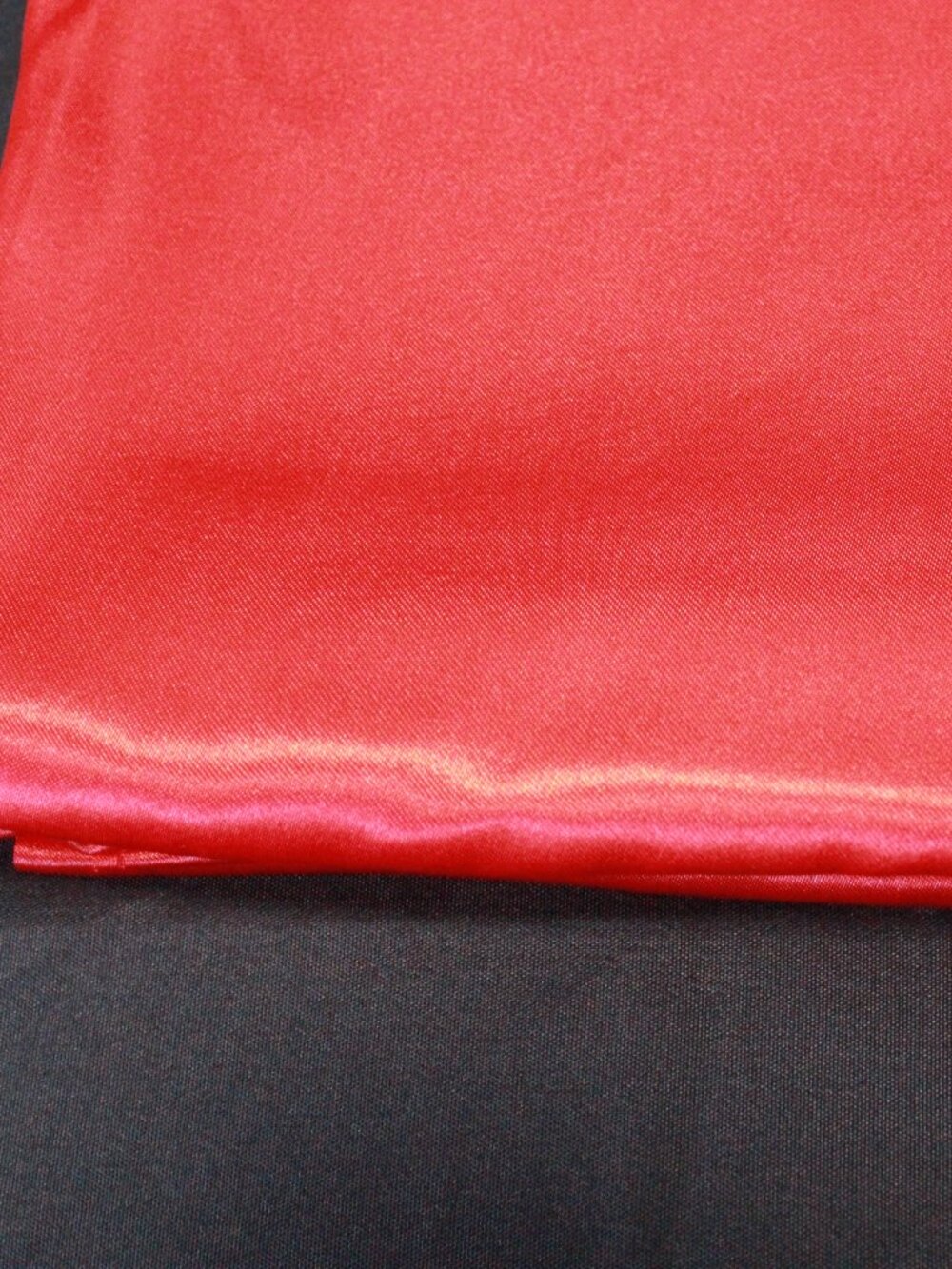 Red Polyester Satin Fabric by The Yard 54 inch x 5 yards (3 Bundles) - Picture 2 of 4